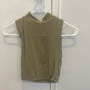 House of Harlow 1960 Olive Crop Top